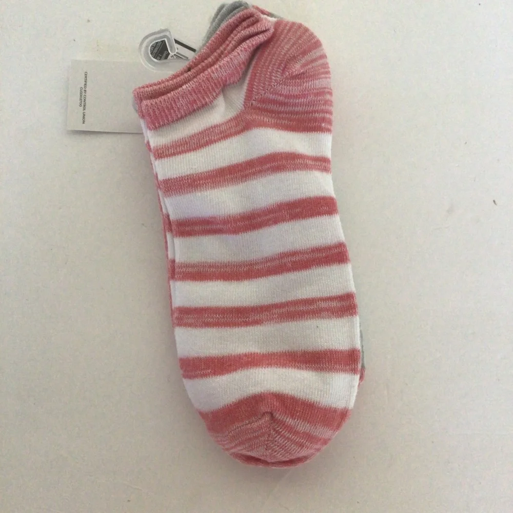 WEST LOOP 3 PAIRS LOW CUT ANKLE SOCKS NWT WATERMELON AND STRIPES